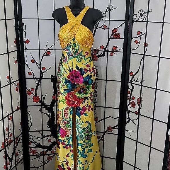 Tony Bowls Paris Cross Bodice Gown - Picture 1 of 15